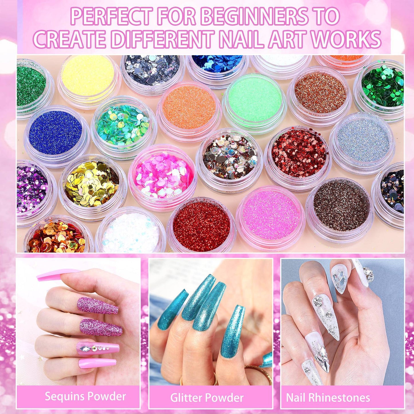 Acrylic Nail Kit With Nail Drill And UV Light,Professional Nail Kit Acrylic Set