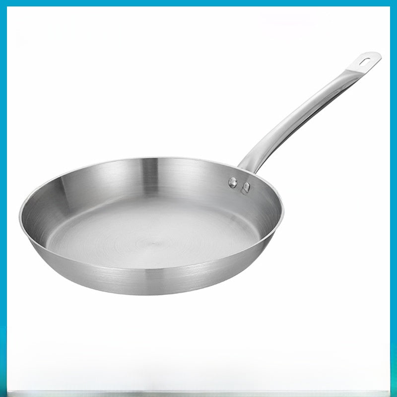 Premium Non-Stick Stainless Steel Frying Pan - 24cm Professional Cookware
