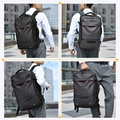 Large Capacity Expansion Multifunctional Men's Compression Backpack