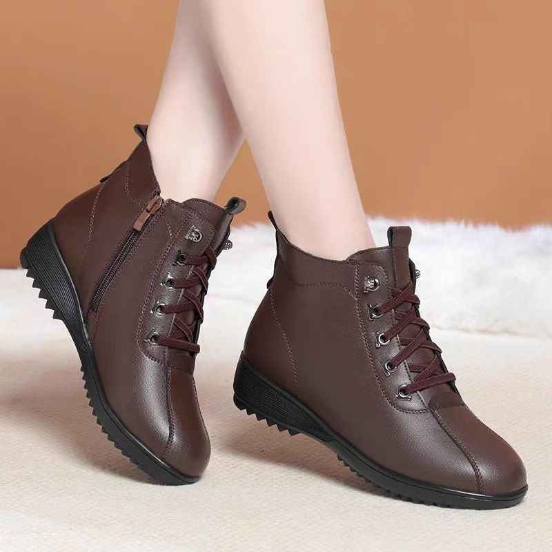 Women's Leather Shoes Casual Fashion Lightweight Comfortable