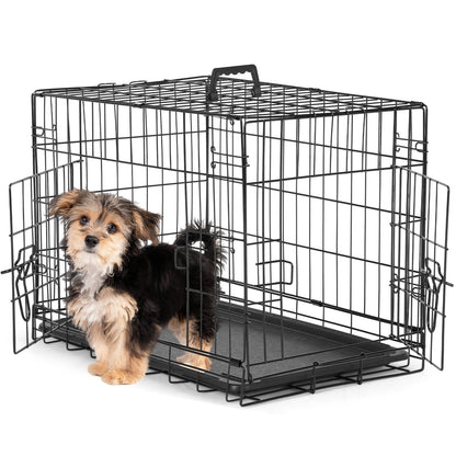 A Dog Cage With Two Doors - DropOnline.co