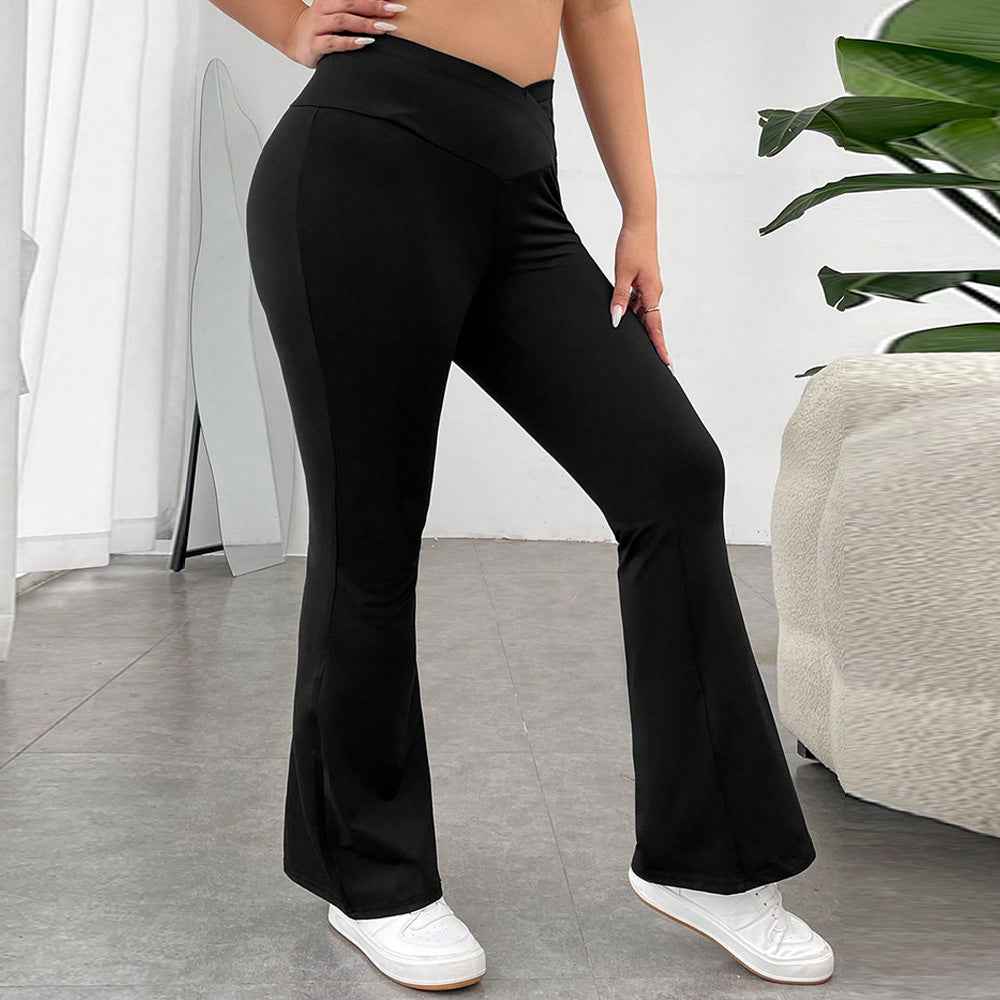 Women's High-Waisted Slim-Fit Bootcut Flare Pants