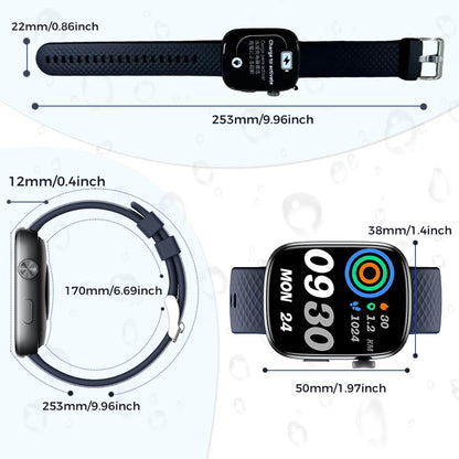 1.95-inch Smartwatch Fitness Tracker With Multiple Exercise Modes - DropOnline.co