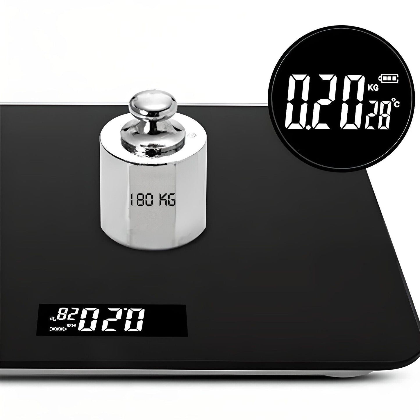 Digital Passenger Scale - High Precision 180kg Step-On Technology