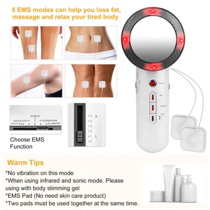 Ultrasonic Three In One Multifunctional EMS Infrared Massager - DropOnline.co