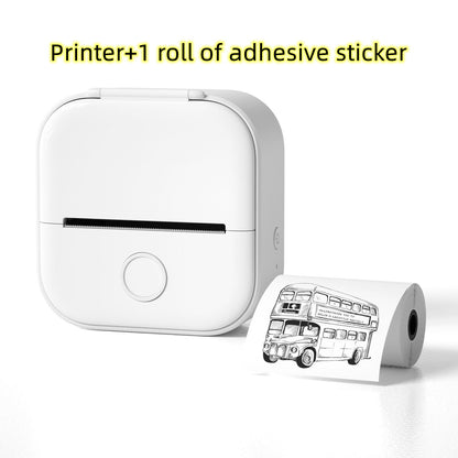 Portable Mini Thermal Label Printer Home Photo Printer Student Wrong Question Printer Bluetooth-compatible Mini Label Printer Price Tag - DropOnline.co
