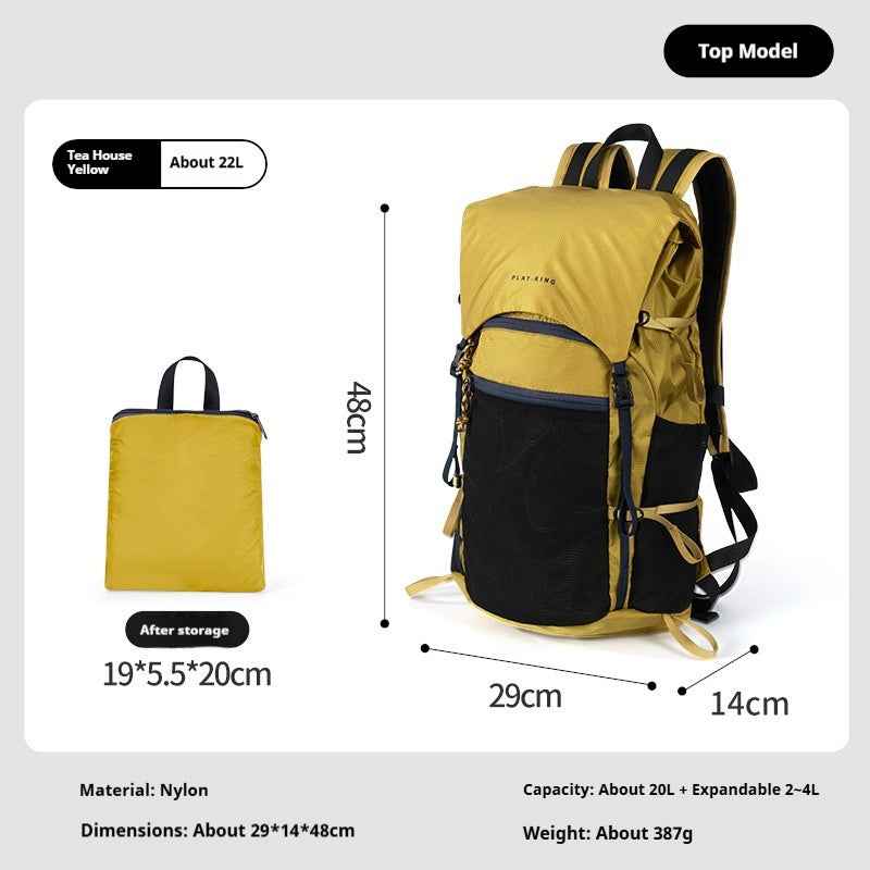 Outdoor Professional Waterproof Mountaineering Backpack Flip Hiking Backpack