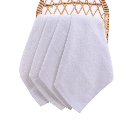 Pure Cotton Kindergarten White Square Towel