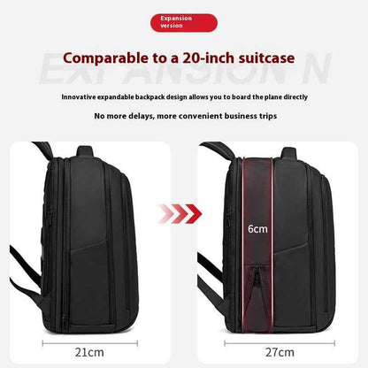 Men's Simplicity Daily Commuter Waterproof Business Computer Bag