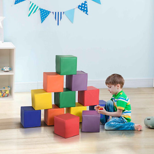 12 Piece Soft Play Blocks Soft Foam Toy for Toddler