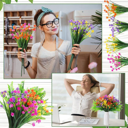 5Pcs Artificial Flowers - DropOnline.co