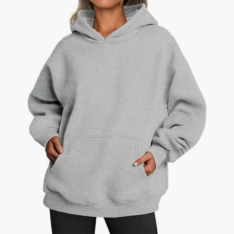 Loose Casual Temperament Long Sleeve Hooded Sweater