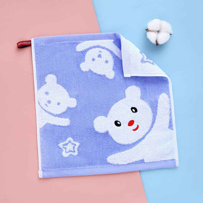 Children's Towel Home Soft Cartoon Face Towel Pure Cotton