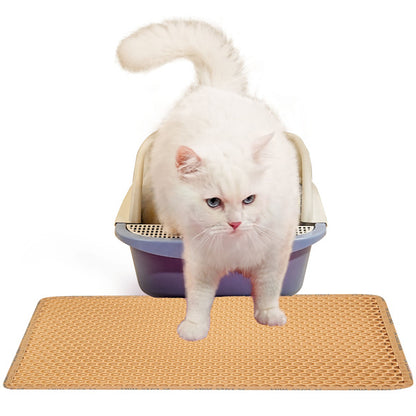 Double Layer Rice Shaped Cat Litter Pad - DropOnline.co