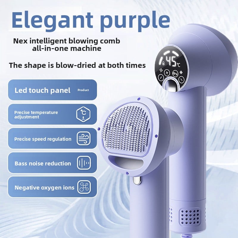 Professional Pet Hair Dryer & Grooming Tool - 2-in-1 Design
