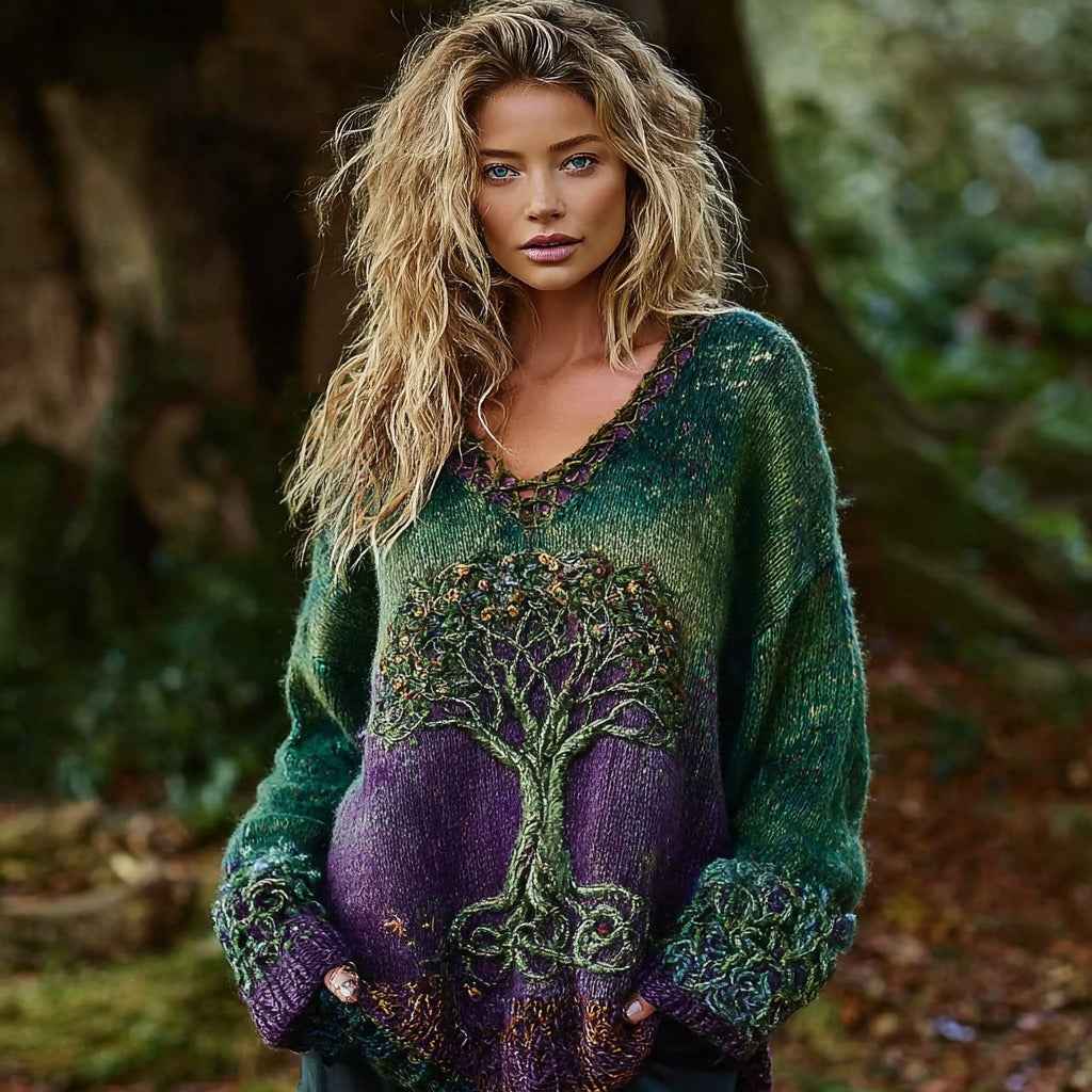 Loose Top Casual Drop Shoulder Round Neck Women's Clothing