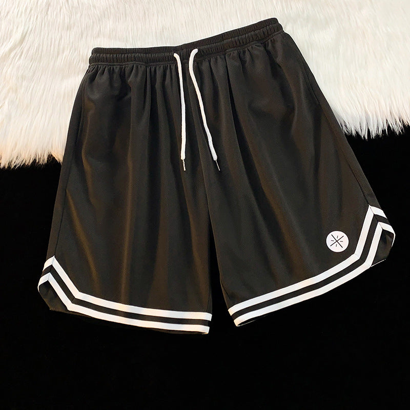 Men's Basketball Sports Shorts - Quick-Drying Ice Silk Design