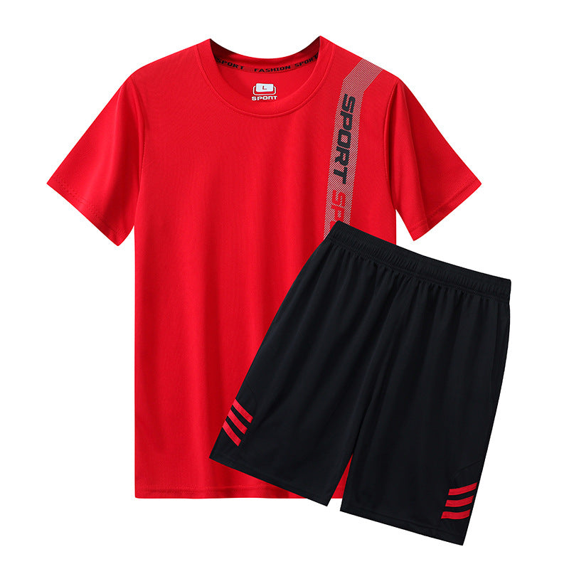 Unisex Fitness Short-Sleeved Top - Athletic Performance Wear