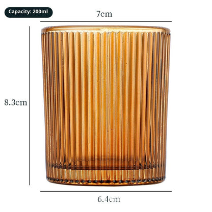 Colorful Home Decoration Glass Windproof Candles Glass Cup