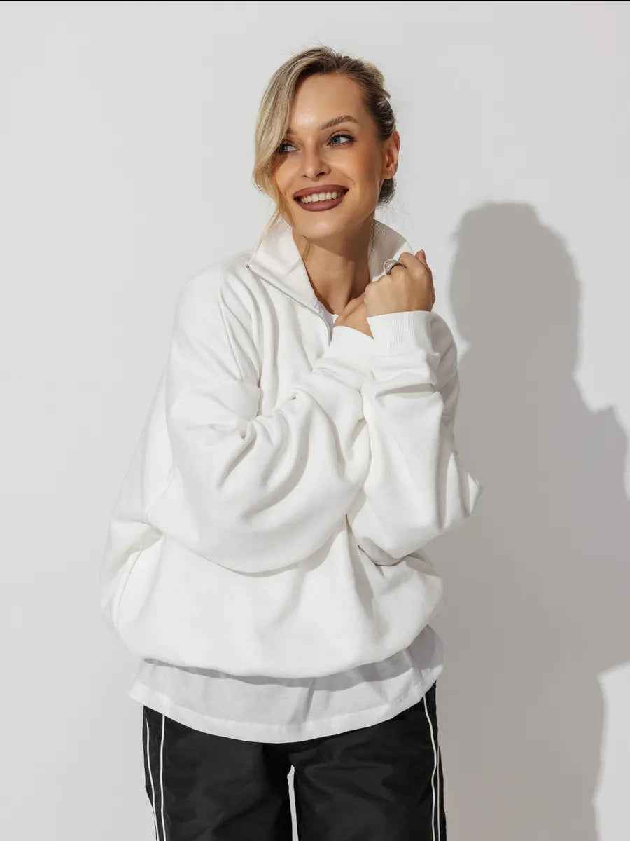 Lazy Style Fashion Casual Personality Versatile Zip-up Hoodie