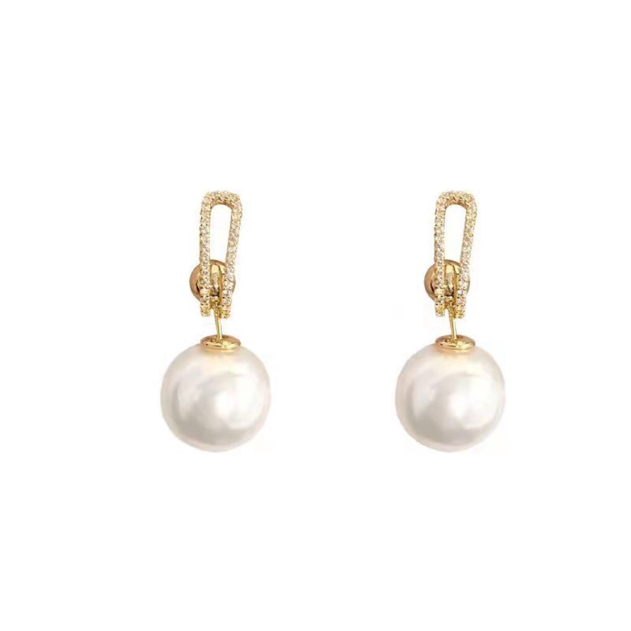 Versatile Pearl Drop Earrings - Elegant Women's Jewelry