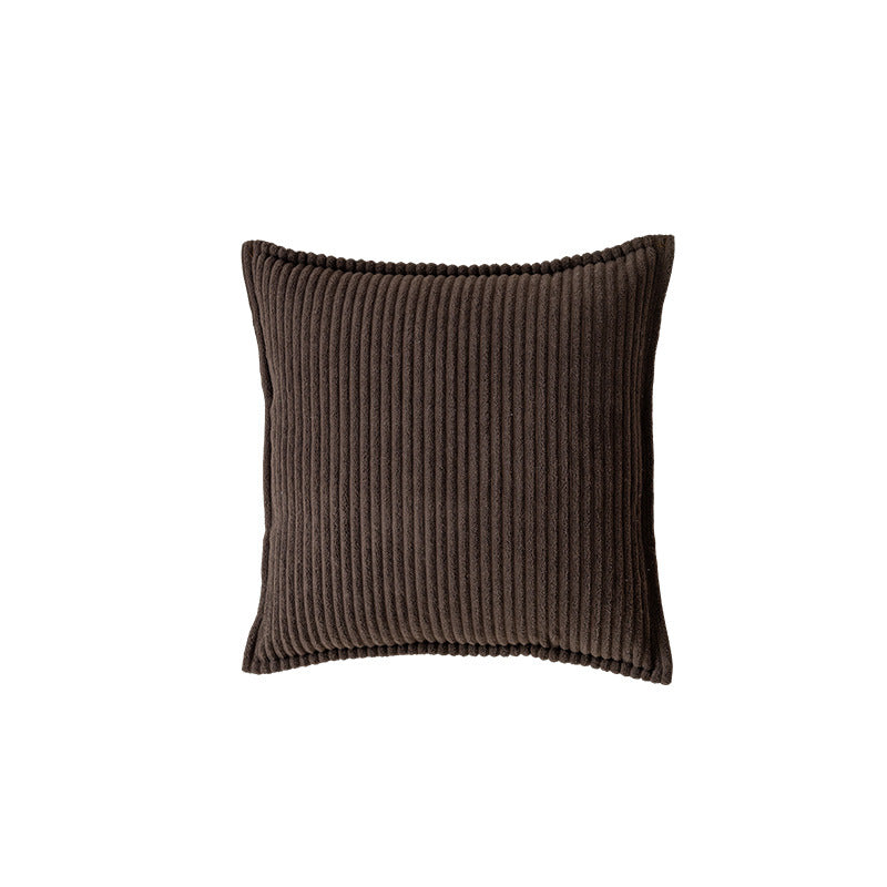 Corduroy Striped Pillow Cover - Textured Ribbed Cushion Case