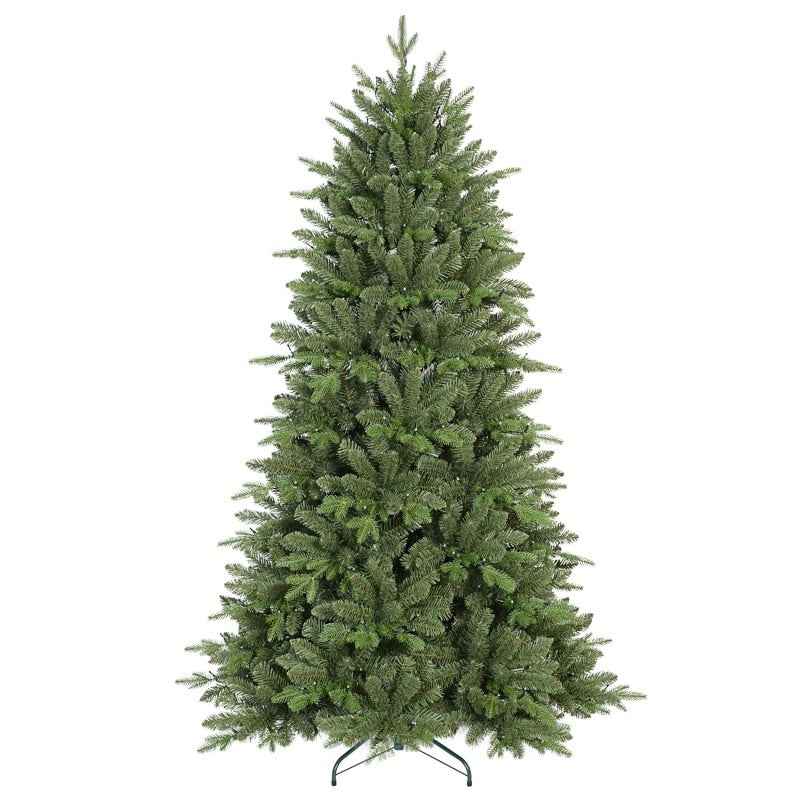 7ft PE/PVC Mixed Christmas Tree - Premium Holiday Decoration - DropOnline.co