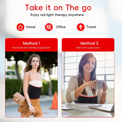 Portable Wearable Red Light Massage Belt - DropOnline.co
