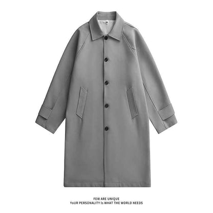 Fashionable Coat, American, British, Retro And Simple Mid-length