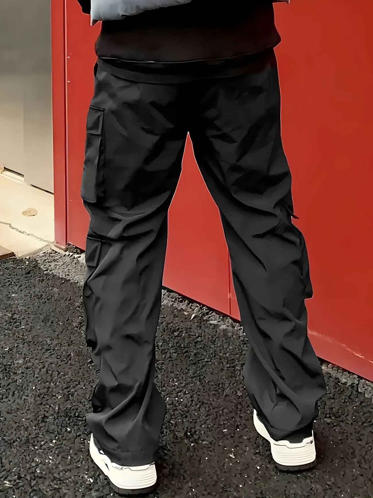 Spring And Autumn Work Pants Youth Slim-fit Outdoor Multi-pocket Casual Pants