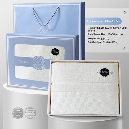 Towel And Bath Towel Gift Set With Customizable Logo For Return Gifts And Souvenirs