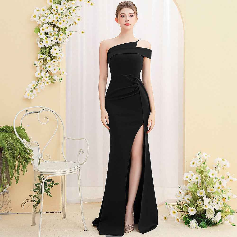 Female Temperament Ladies Banquet Long Fish Tail Dress
