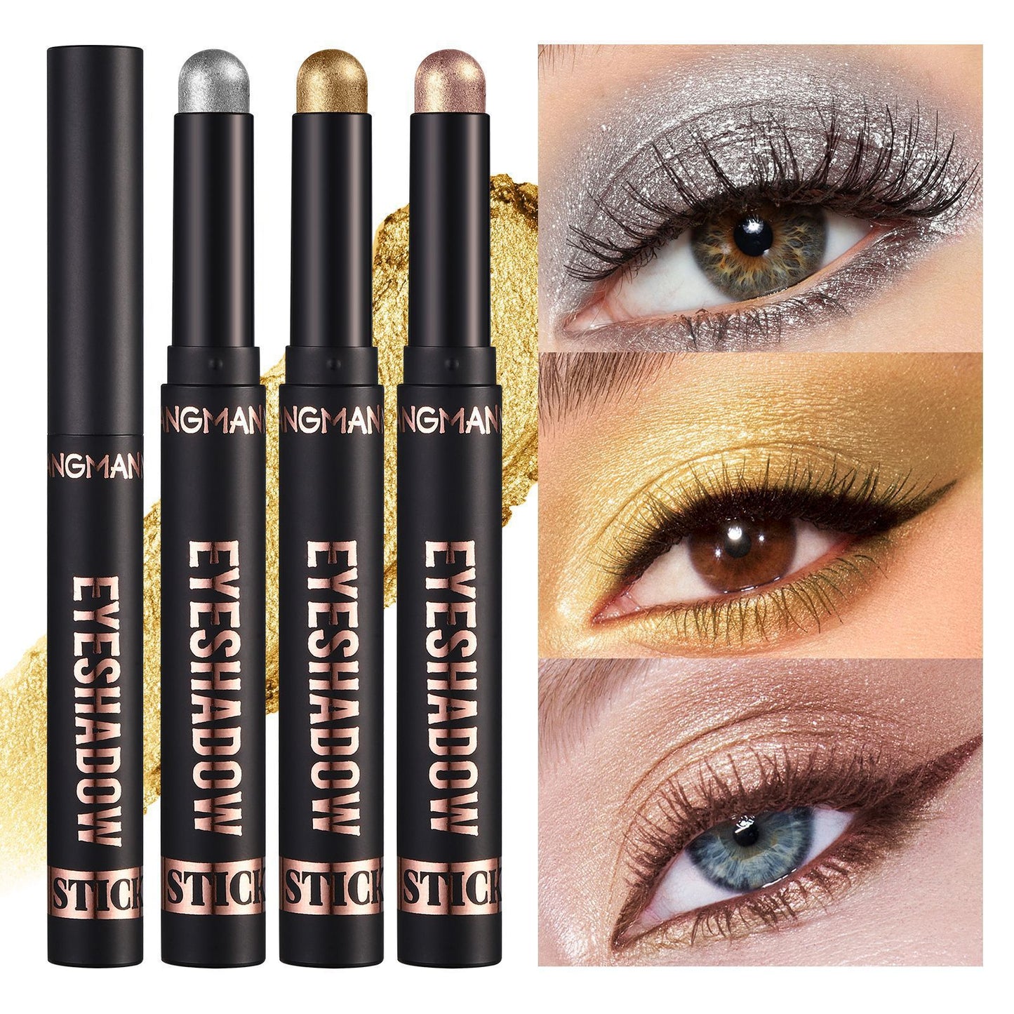 Shimmer Eyeshadow Stick - Easy-Apply Glitter Eyeshadow Stick 24 Shades Available