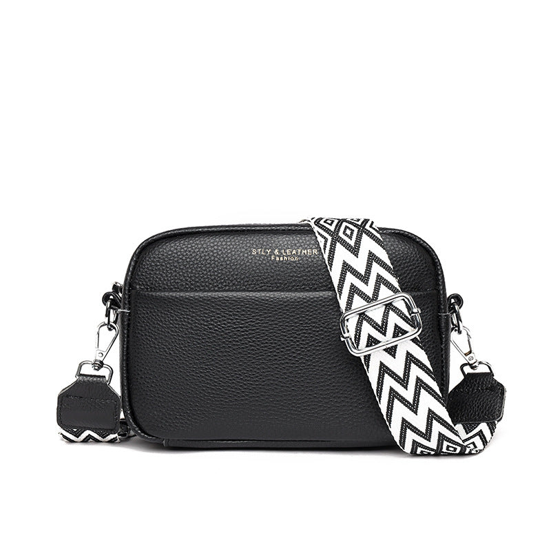 Women's Leather Shoulder Bag - Fashion Simple Messenger Bag