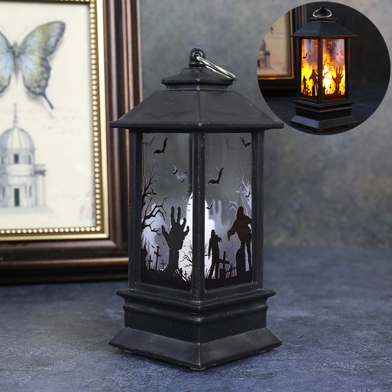 Halloween Simulation Flame Lanterns - Pumpkin Design