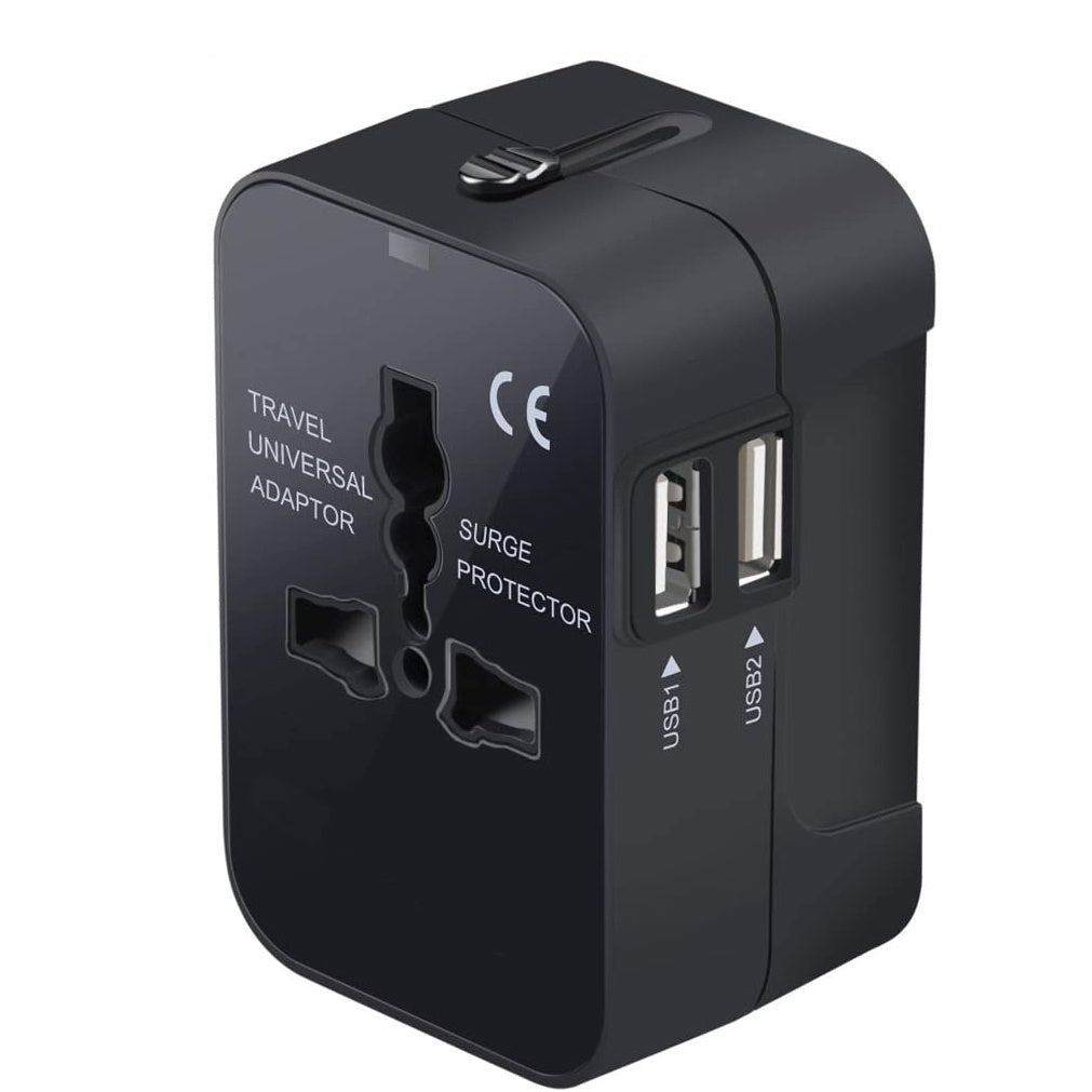 Universal Travel Adapter with USB-C - All-in-One Worldwide Charger