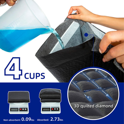 PETMARVEL Disposable Charcoal Puppy Pads Odor Control 24x24 Inches - DropOnline.co