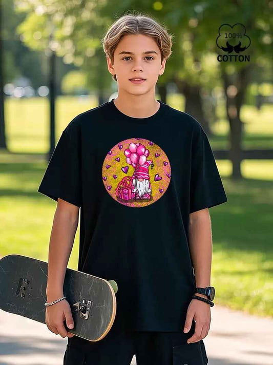 Men's Printed Short Sleeve T-Shirt - Casual Graphic Tee