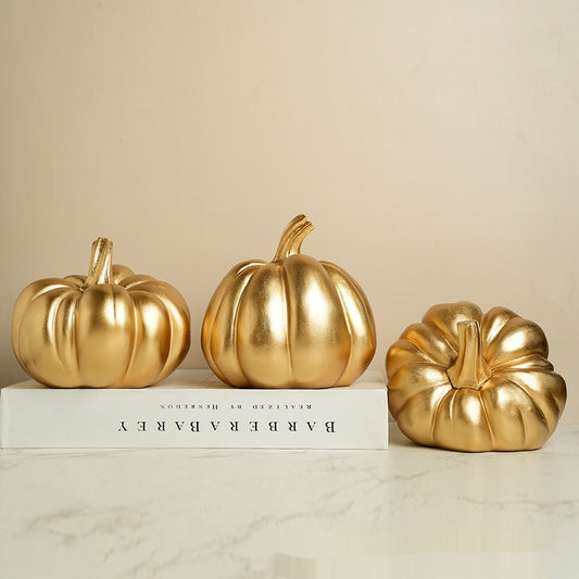 Premium Retro Pumpkin Decoration - Vintage Home Living Room Hallway Ornament