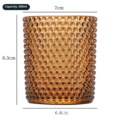 Colorful Home Decoration Glass Windproof Candles Glass Cup