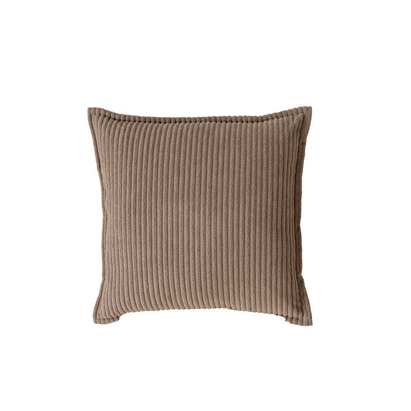 Corduroy Striped Pillow Cover - Textured Ribbed Cushion Case