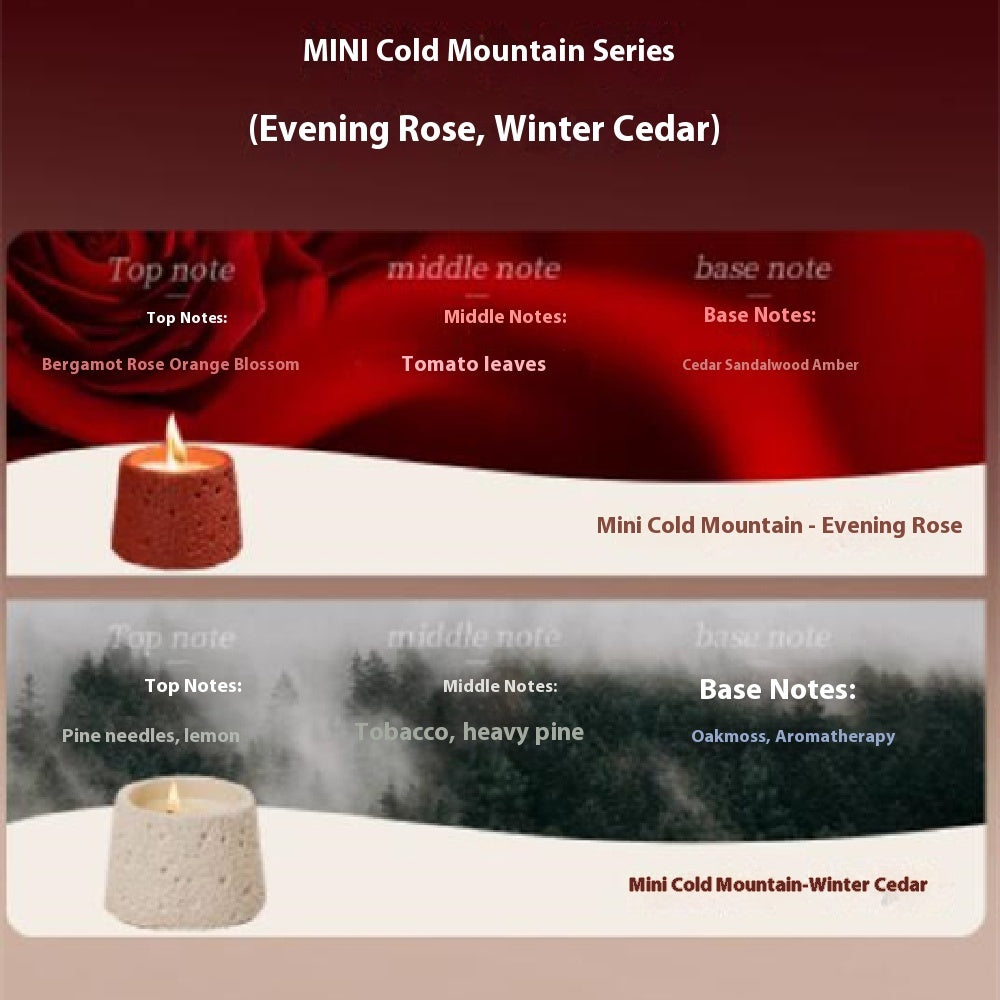 Cold Mountain Series Aromatherapy Candles For Home Sleep Aid