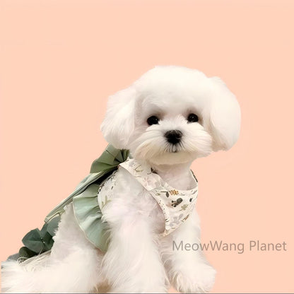 Pet Harness Leash Set Elegant Adjustable Half Vest Design For Cats Small Dogs Stylish Outdoor Walking Gear With Secure Escape Proof Fit Luxury Pet Gift For Cats Dogs - DropOnline.co