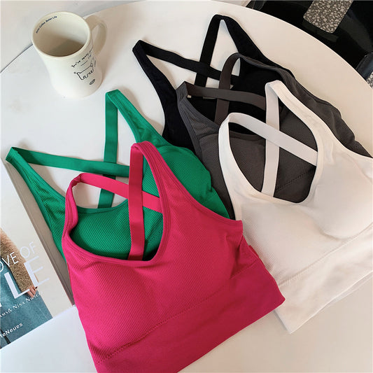 Women's Knitted Camisole - Seamless Padded Tank Top