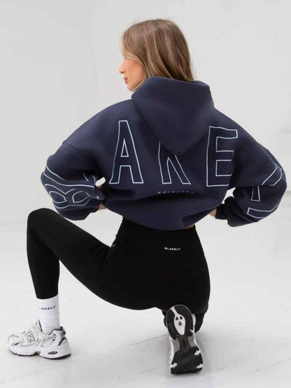 Thickened All-matching Long Sleeve Loose Hooded Hip-hop Pullover