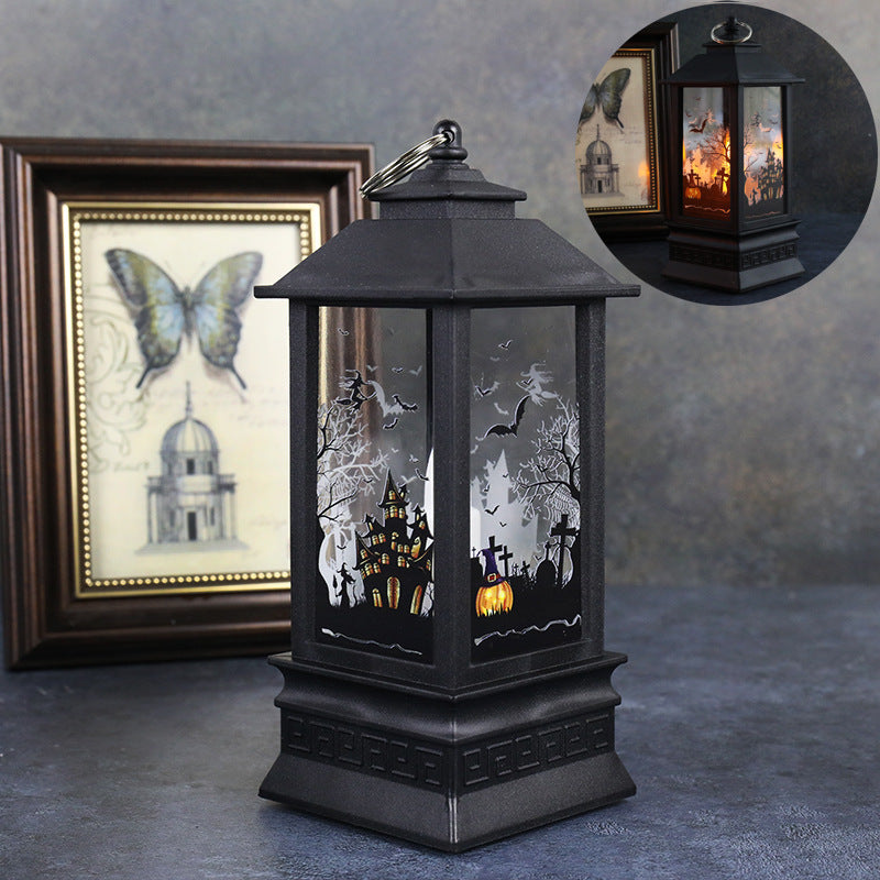 Halloween Simulation Flame Lanterns - Pumpkin Design