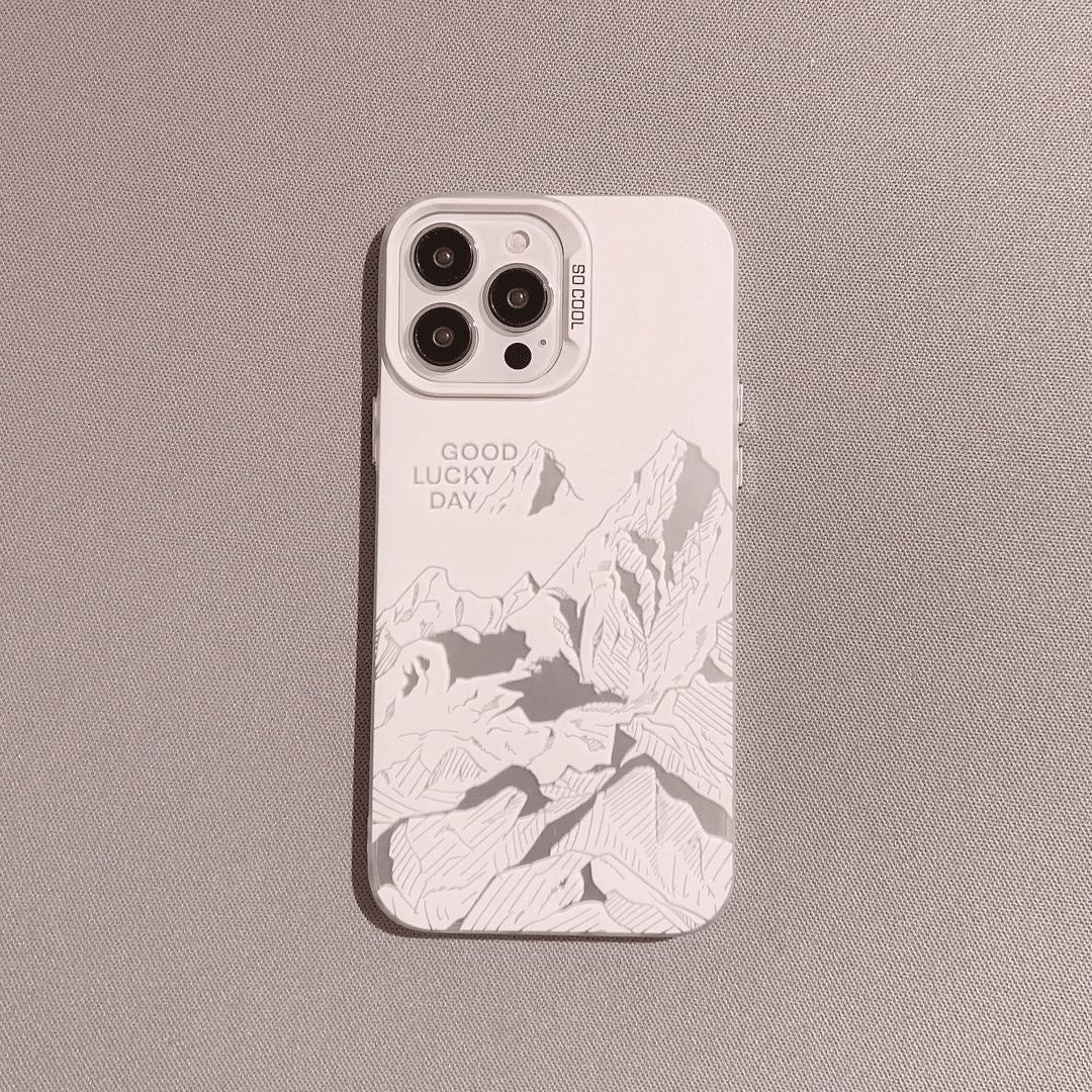 Scenic Landscape iPhone Case - Sunset Mountain Design