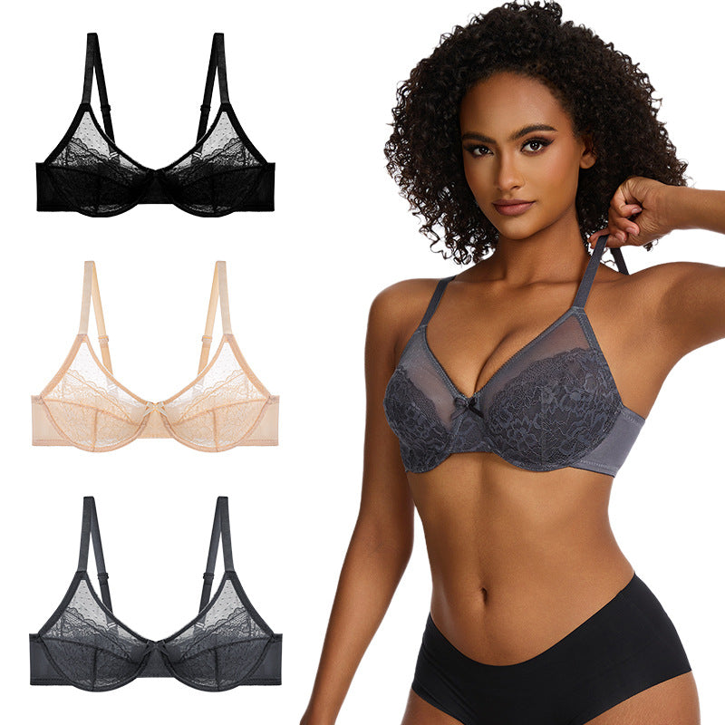 Women's Breathable Soft Steel Ring Bra - Comfortable Support Underwear