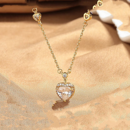 Light Luxury Minority High Sense Fashion Necklace Temperament Clavicle Chain Gift - DropOnline.co
