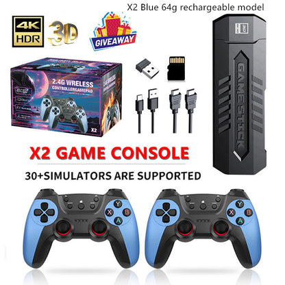 X2 Blue Game Console 4K Double Connection Battle Wireless - DropOnline.co